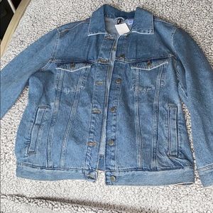 Oversized jean jacket